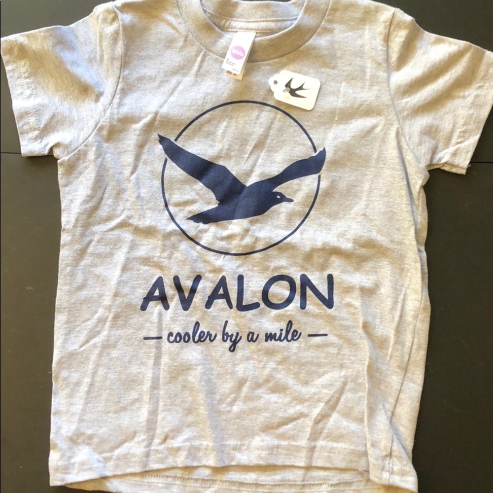 Avalon NJ cooler by a mile kids T-shirt